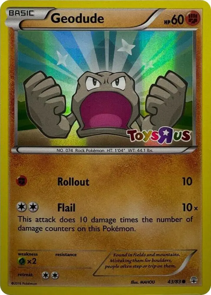 Geodude, Miscellaneous Cards & Products 043/083