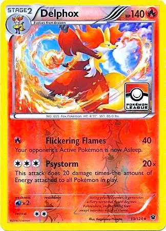 Delphox, League & Championship Cards 013/124