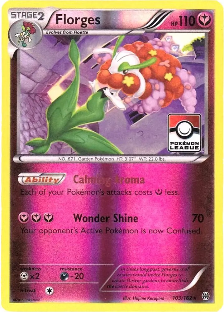 Florges, League & Championship Cards 103/162
