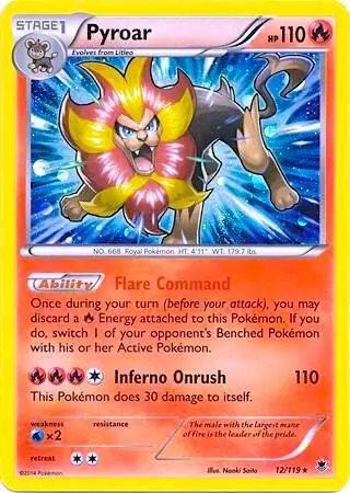 Pyroar, Blister Exclusives 012/119