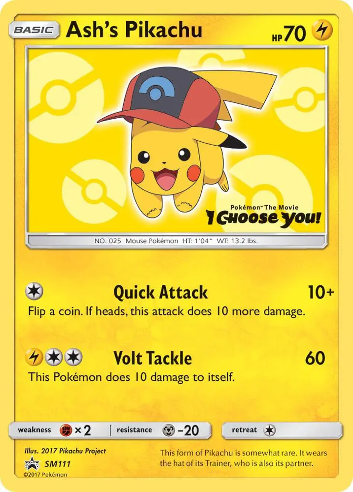 Ash's Pikachu, SM Black Star Promos SM111/248