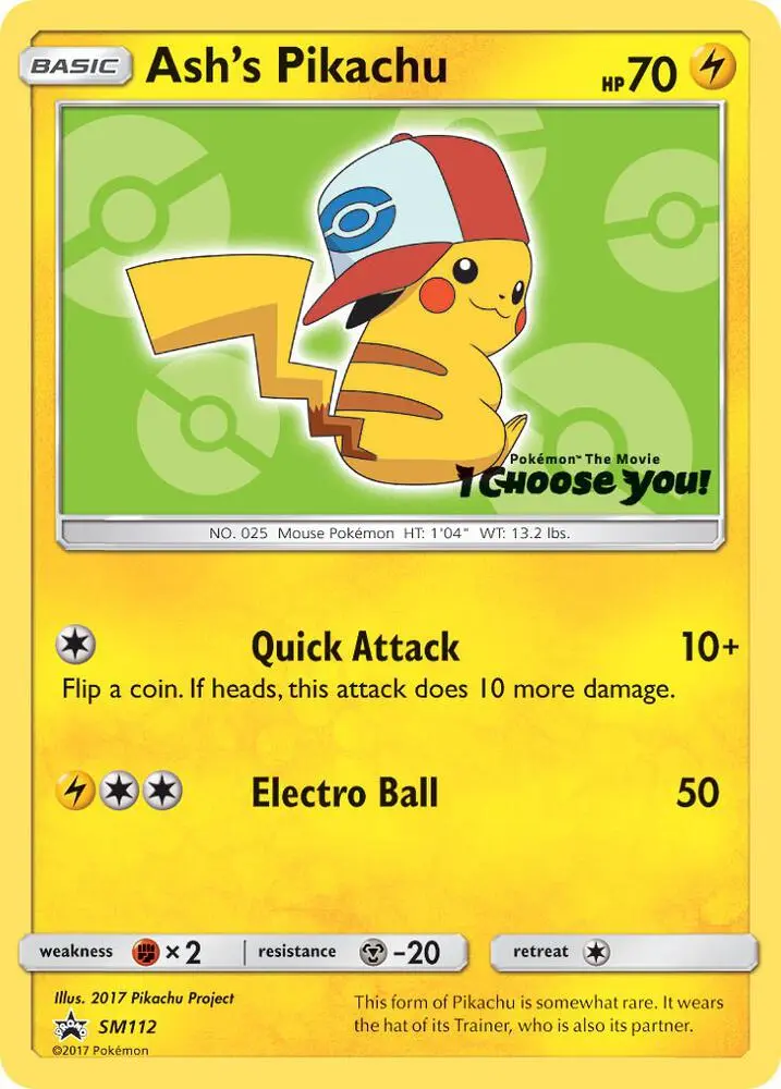 Ash's Pikachu, SM Black Star Promos SM112/248