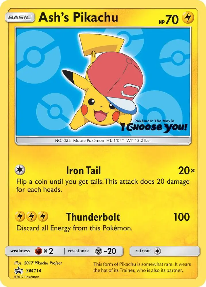 Ash's Pikachu, SM Black Star Promos SM114/248