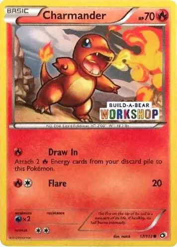 Charmander - 17/113 (Build-A-Bear Workshop Exclusive), Miscellaneous Cards & Products 017/113