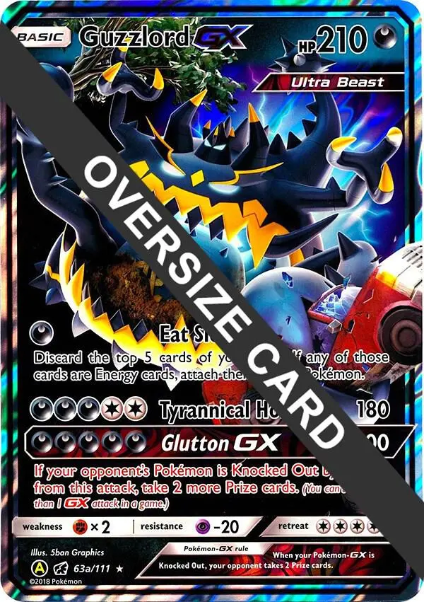 Guzzlord GX, Jumbo cards 063a/111