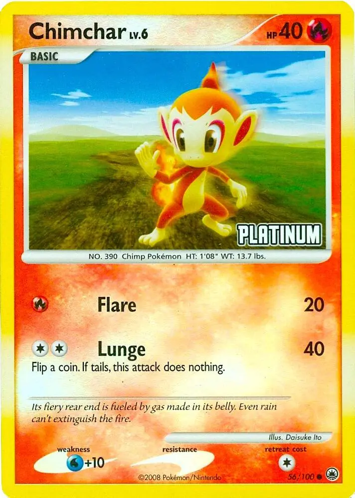 Chimchar, Burger King Promos 076/130
