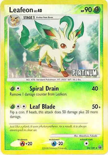 Leafeon, Burger King Promos 024/100