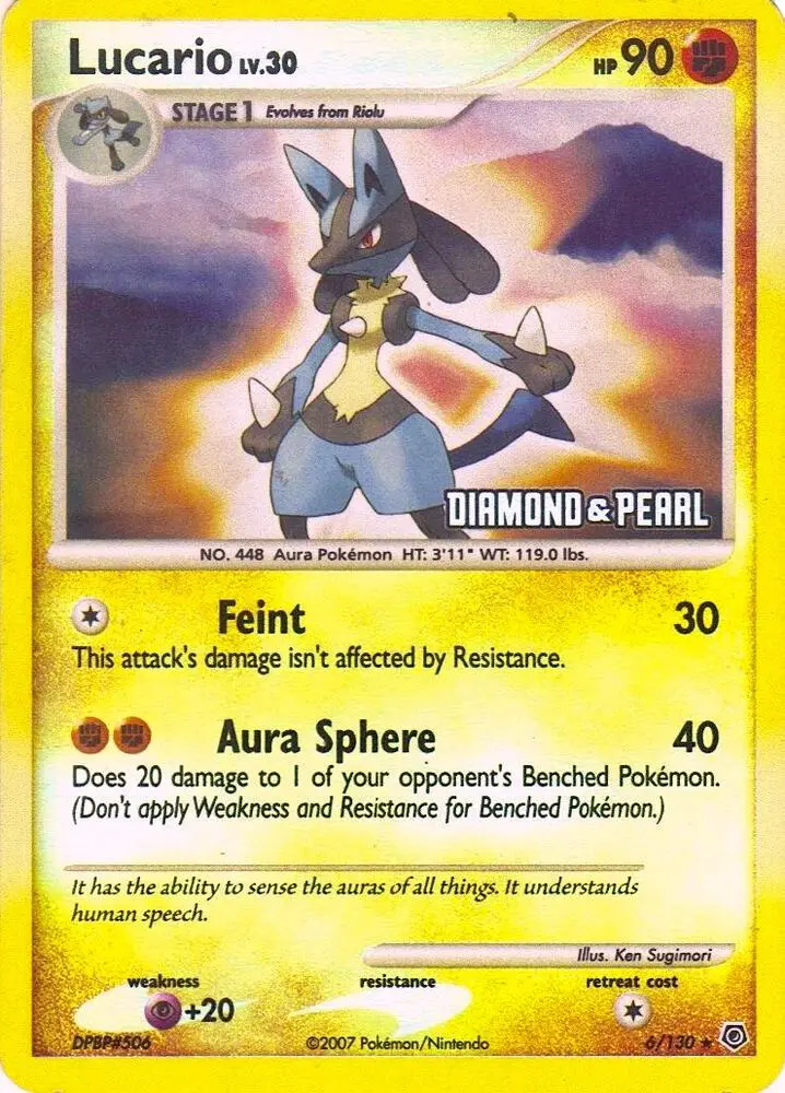 Lucario, Burger King Promos 006/130