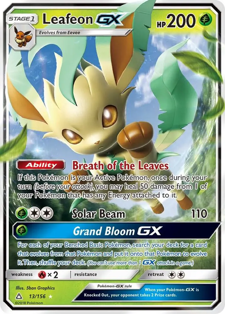 Leafeon GX, Ultra Prism 13/156