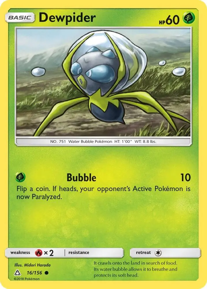 Dewpider, Ultra Prism 16/156