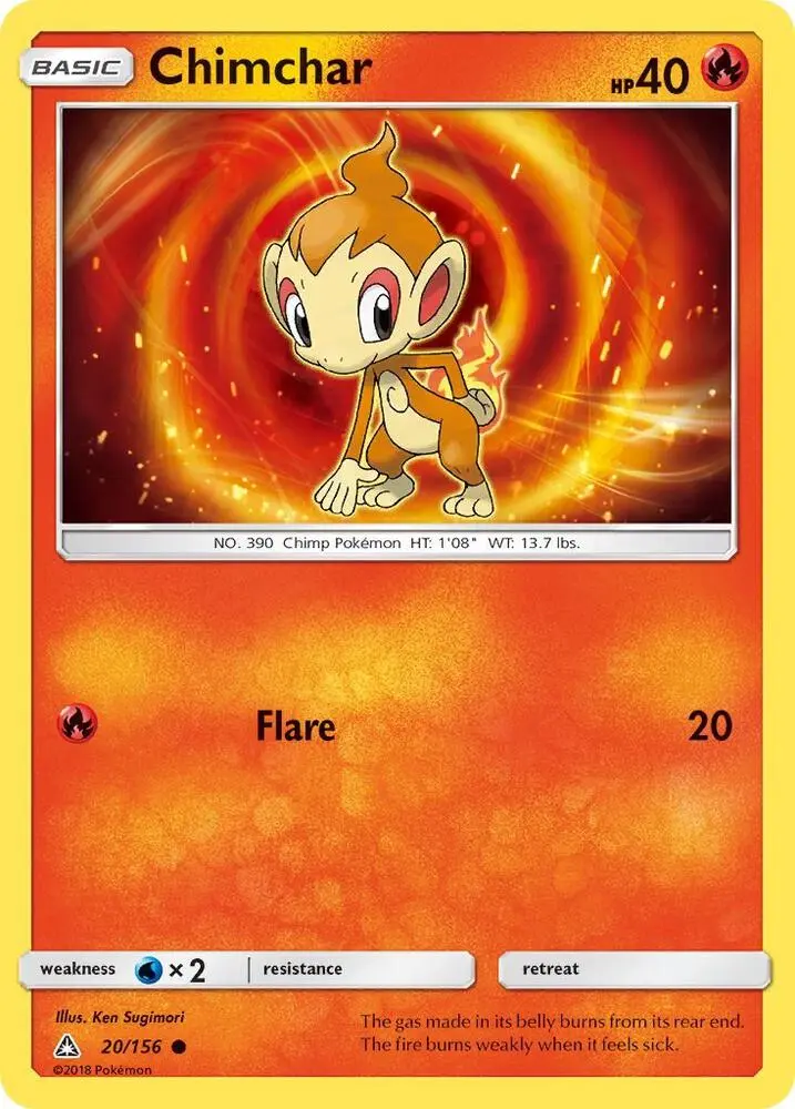 Chimchar, Ultra Prism 20/156