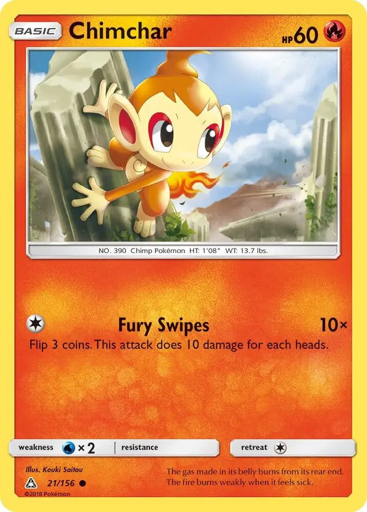 Chimchar, Ultra Prism 21/156
