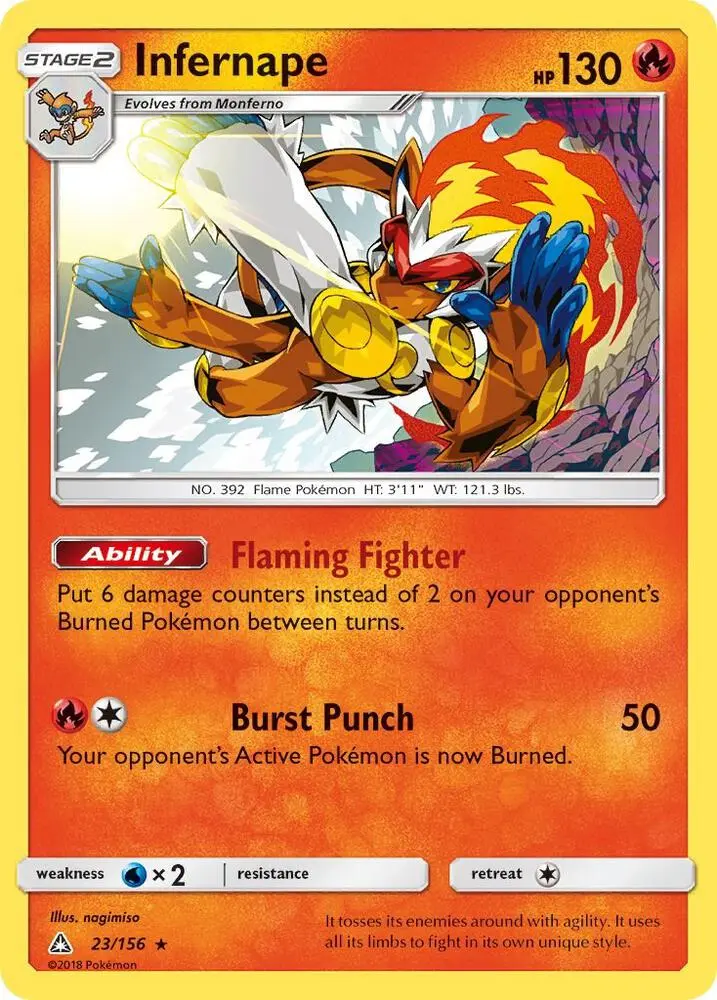Infernape, Ultra Prism 23/156