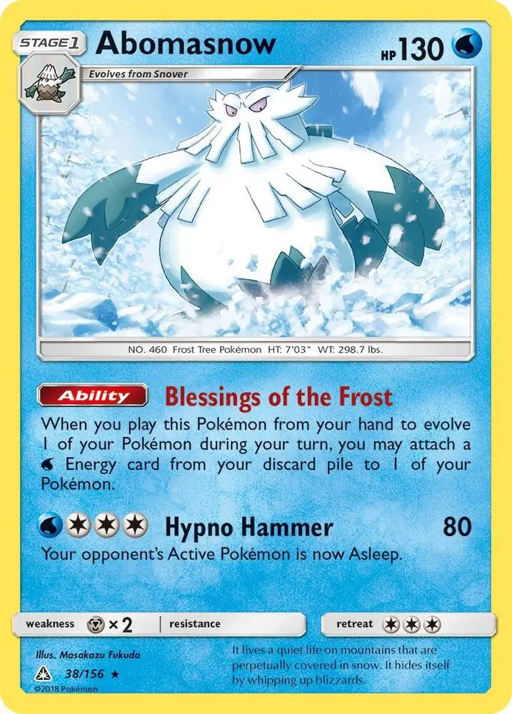 Abomasnow, Ultra Prism 38/156