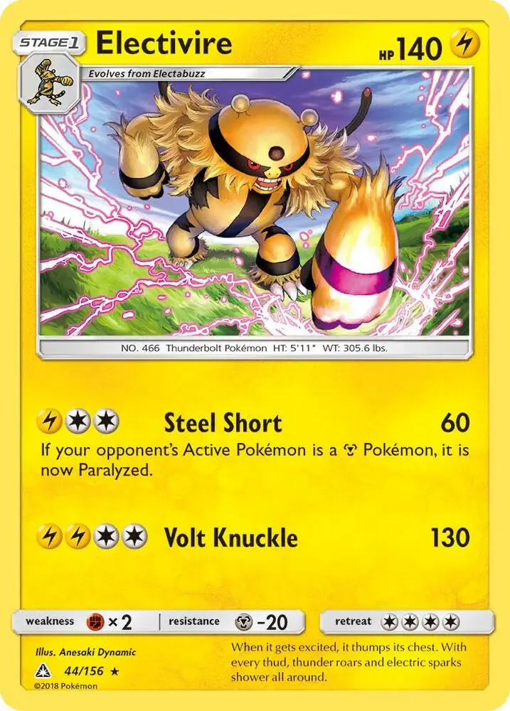 Electivire, Ultra Prism 44/156