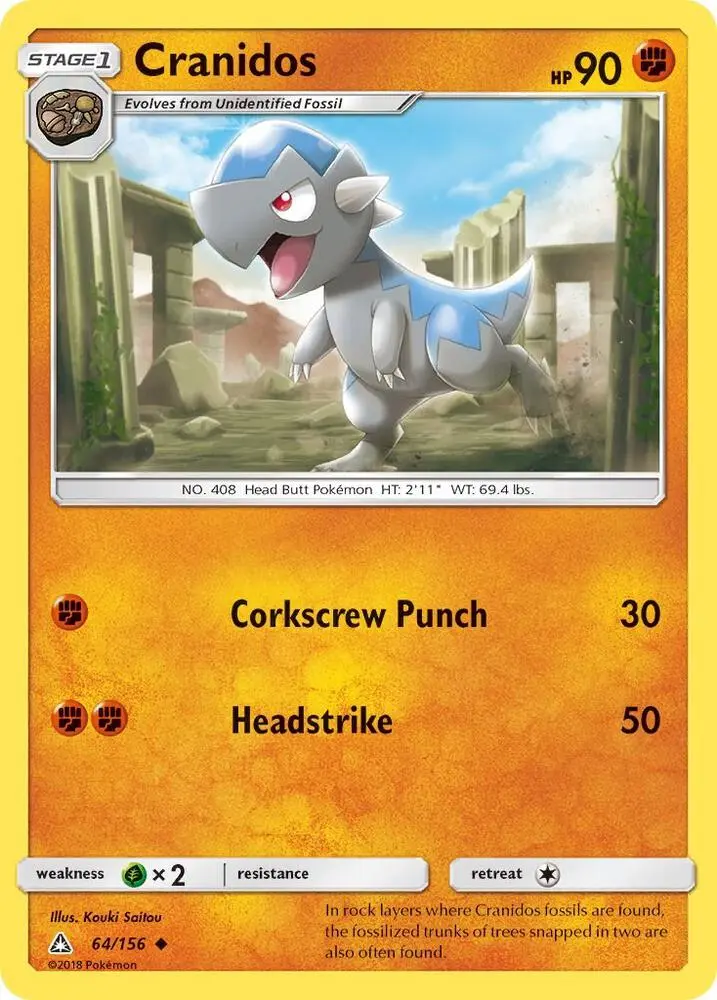 Cranidos, Ultra Prism 64/156