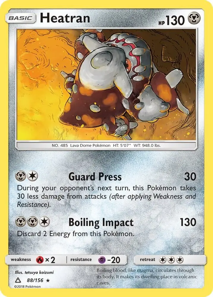 Heatran, Ultra Prism 88/156