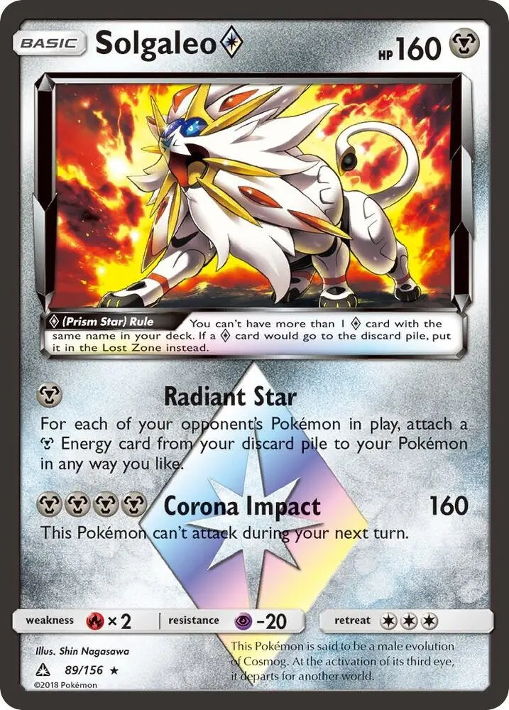 Solgaleo ◇, Ultra Prism 89/156