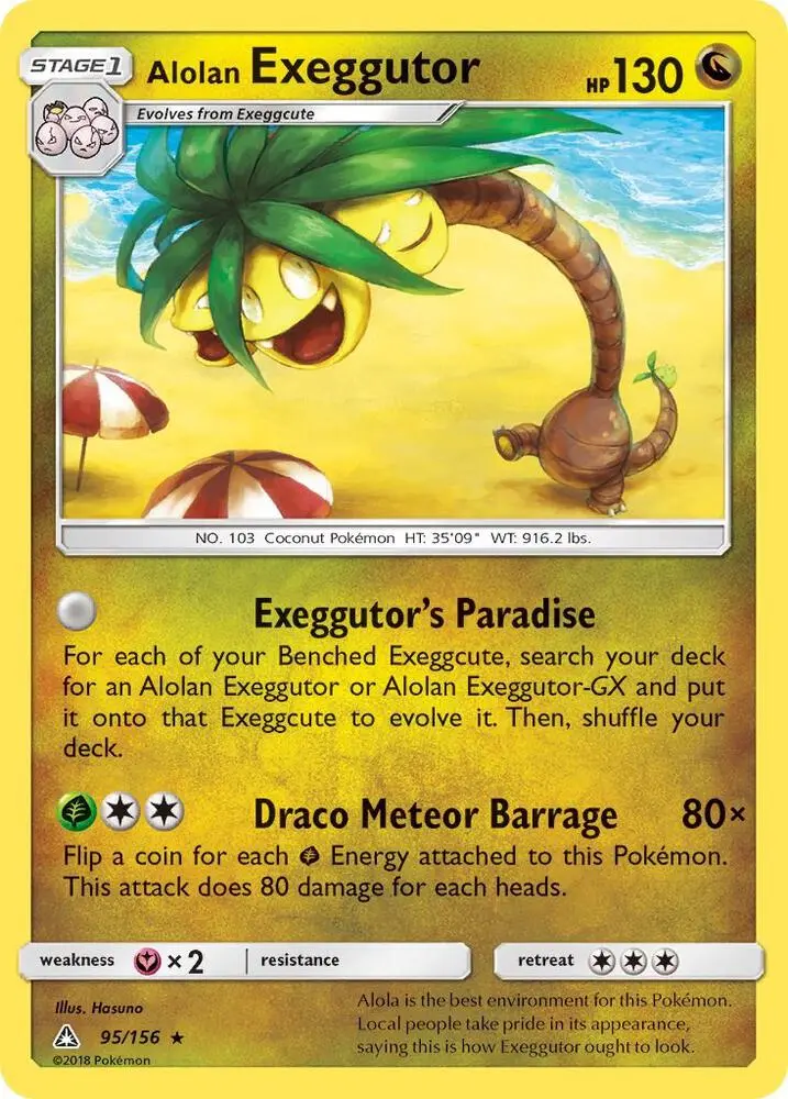 Alolan Exeggutor, Ultra Prism 95/156