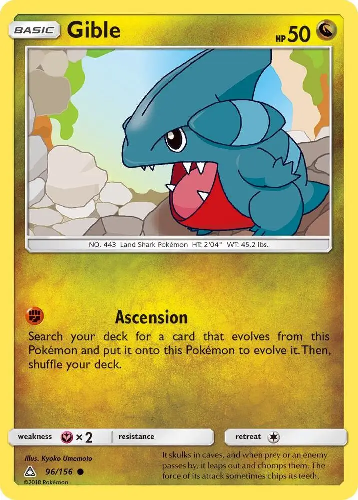 Gible, Ultra Prism 96/156
