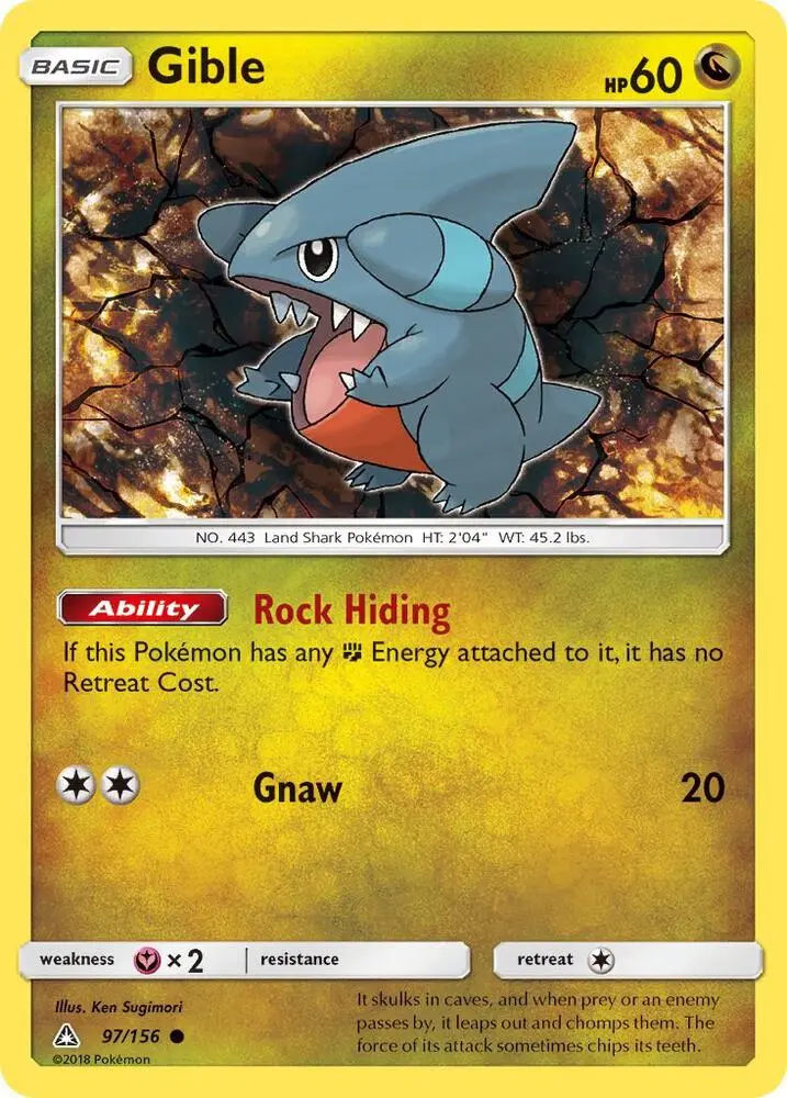 Gible, Ultra Prism 97/156