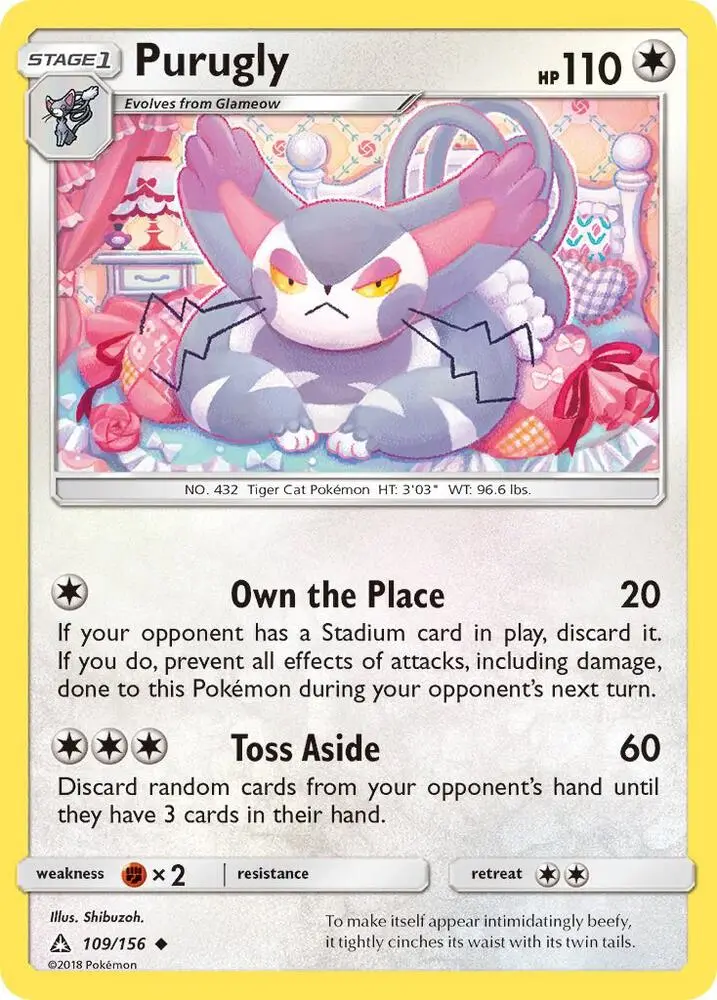 Purugly, Ultra Prism 109/156