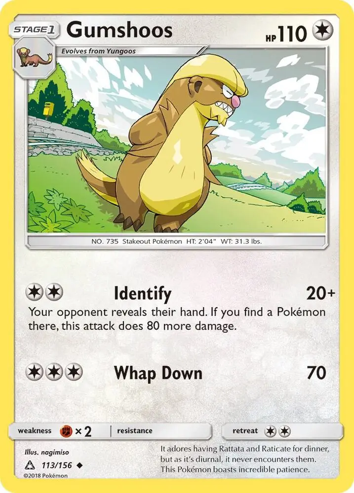 Gumshoos, Ultra Prism 113/156