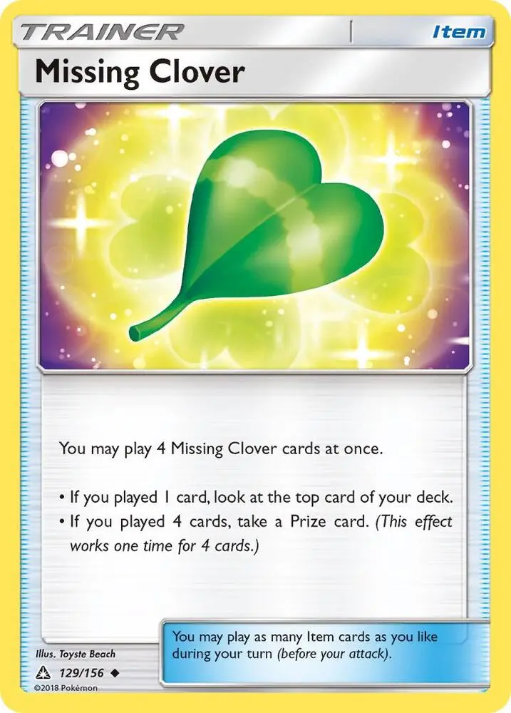 Missing Clover, Ultra Prism 129/156
