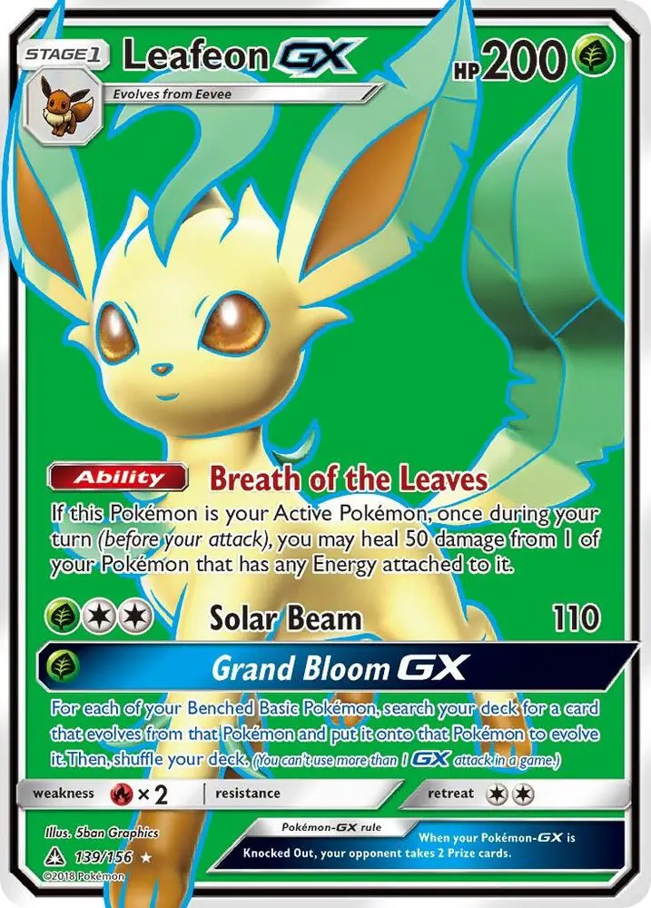 Leafeon GX, Ultra Prism 139/156