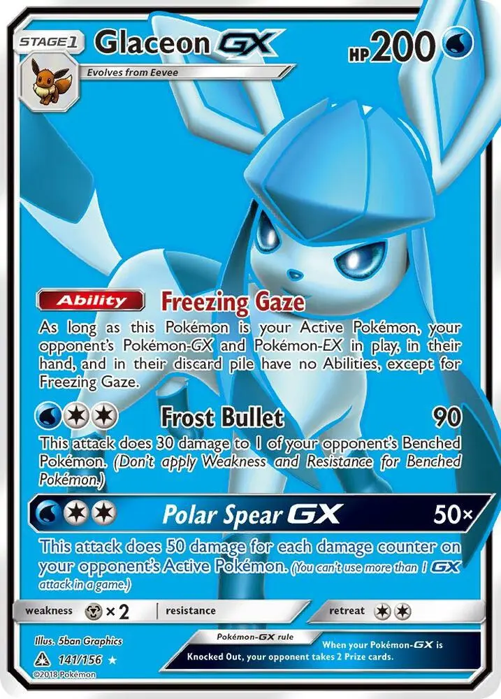 Glaceon GX, Ultra Prism 141/156