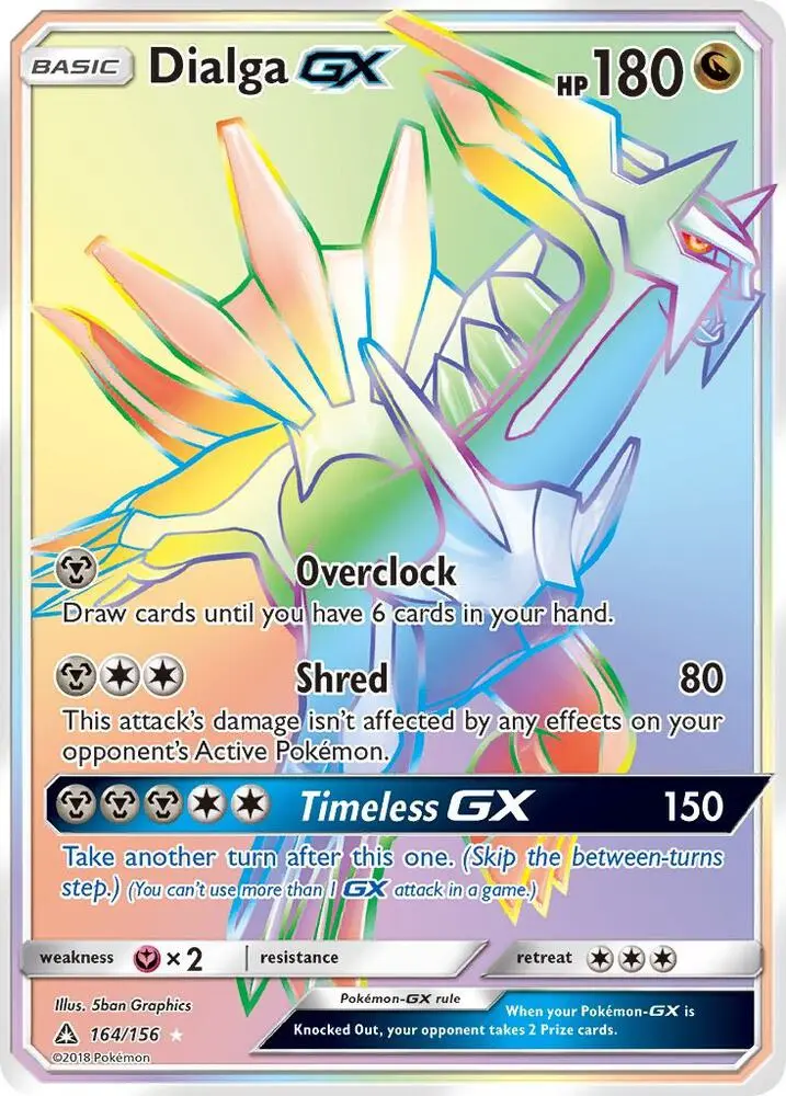 Dialga GX, Ultra Prism 164/156