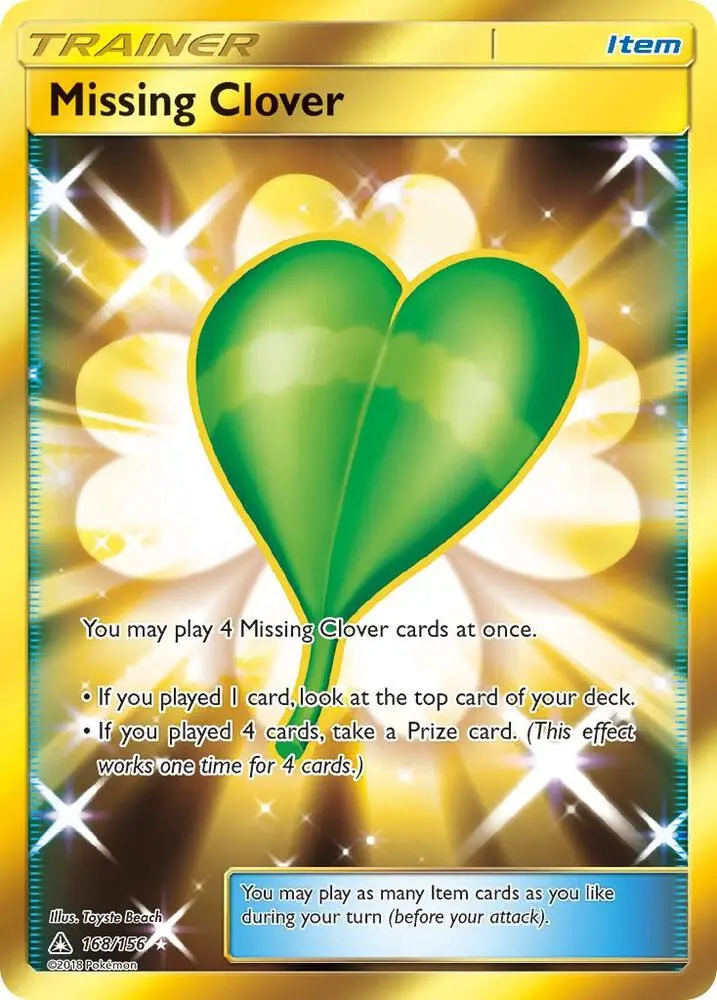 Missing Clover, Ultra Prism 168/156