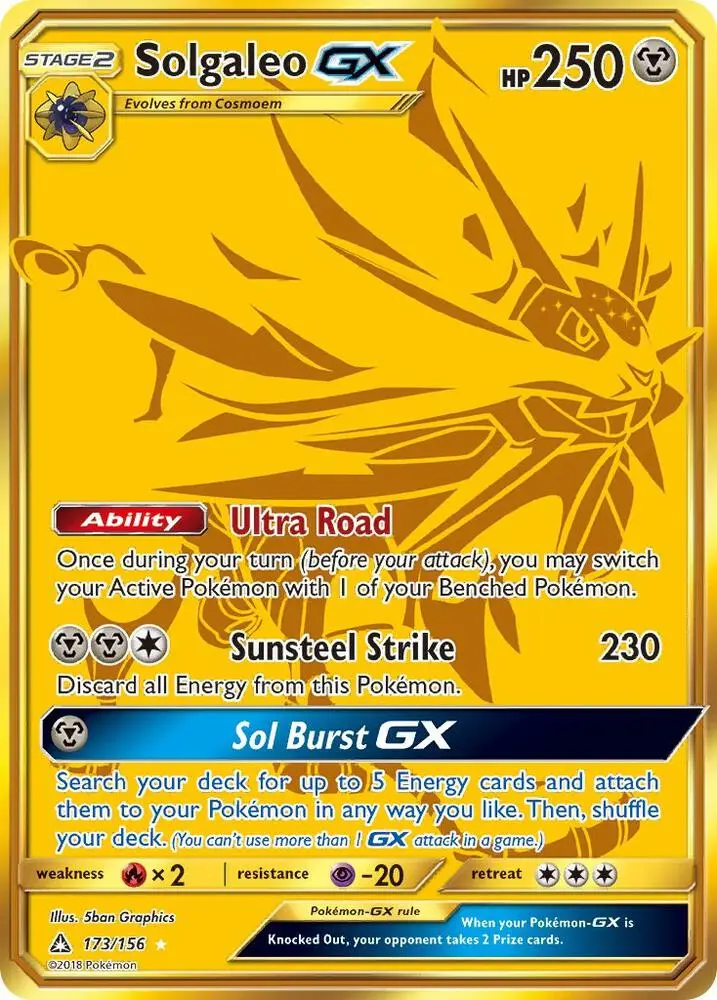 Solgaleo GX, Ultra Prism 173/156