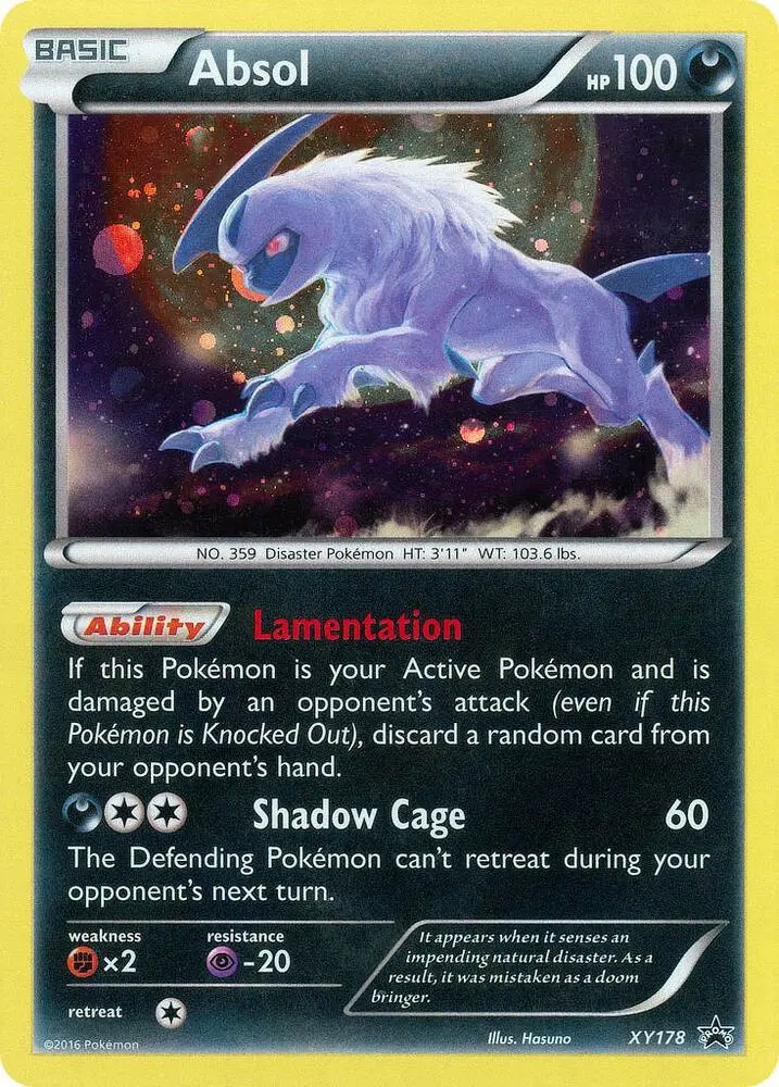 Absol, XY Black Star Promos XY178/211