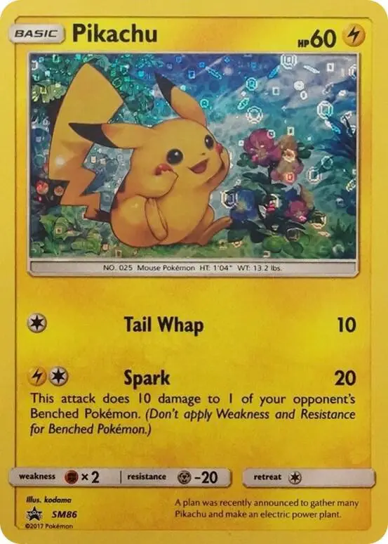 Pikachu, Miscellaneous Cards & Products SM86