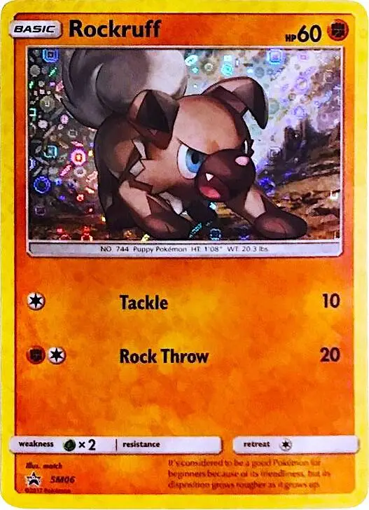 Rockruff, Miscellaneous Cards & Products SM06