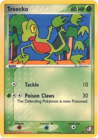 Treecko, Kids WB Promos 001/005