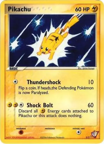 Pikachu, Kids WB Promos 005/005