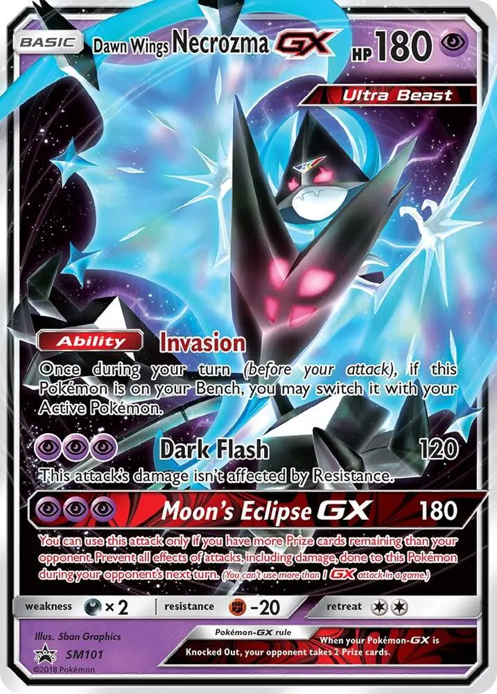 Dawn Wings Necrozma GX, SM Black Star Promos SM101/248