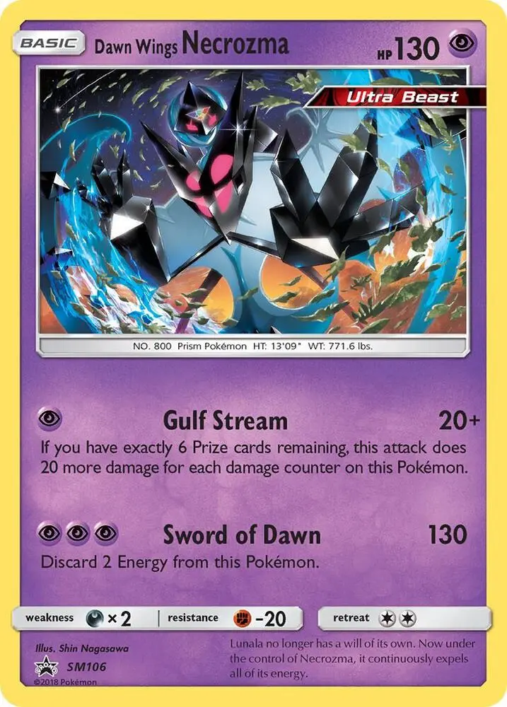 Dawn Wings Necrozma, SM Black Star Promos SM106/248
