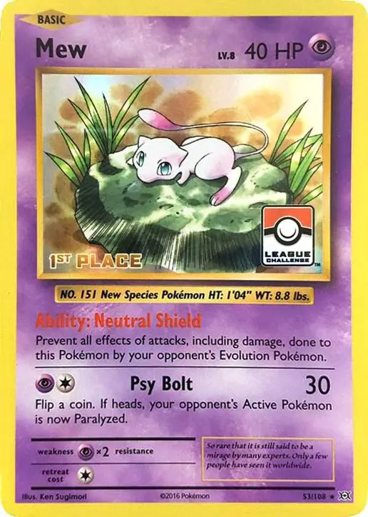 Mew, League & Championship Cards 053/108