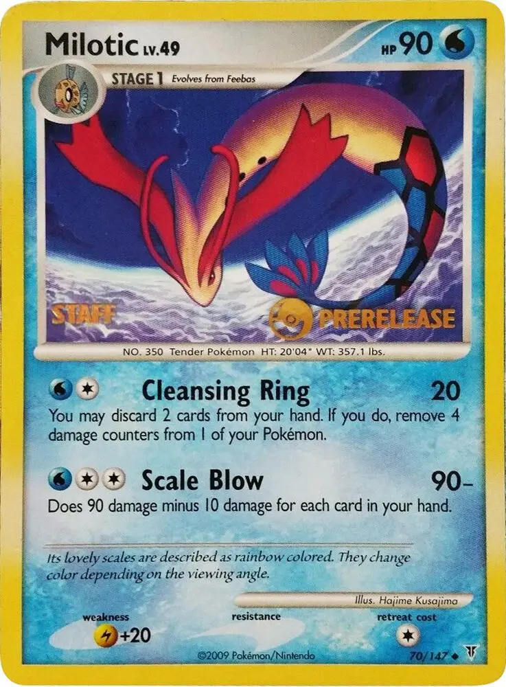 Milotic, Nintendo Black Star Promos 70/147