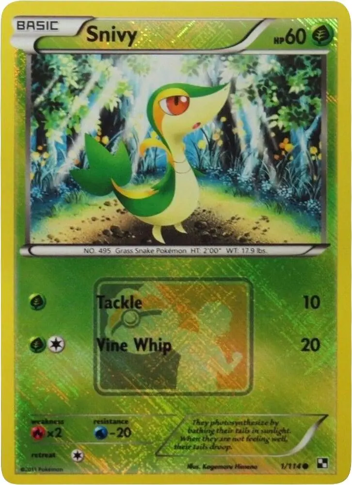 Snivy, League & Championship Cards 001/114