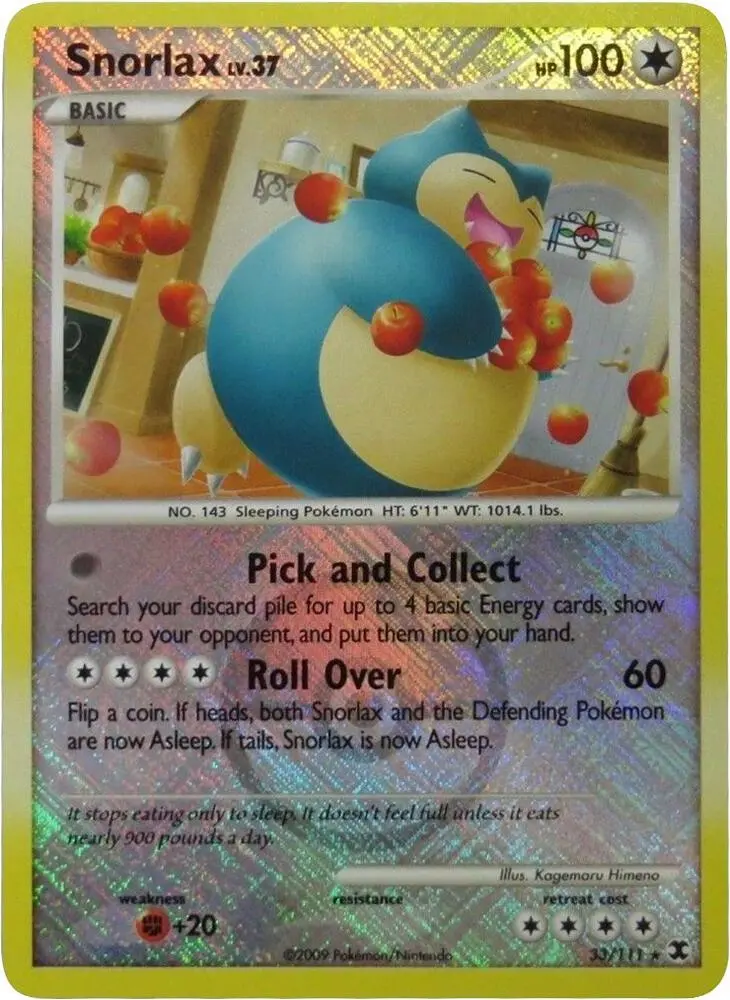 Snorlax, League & Championship Cards 033/111