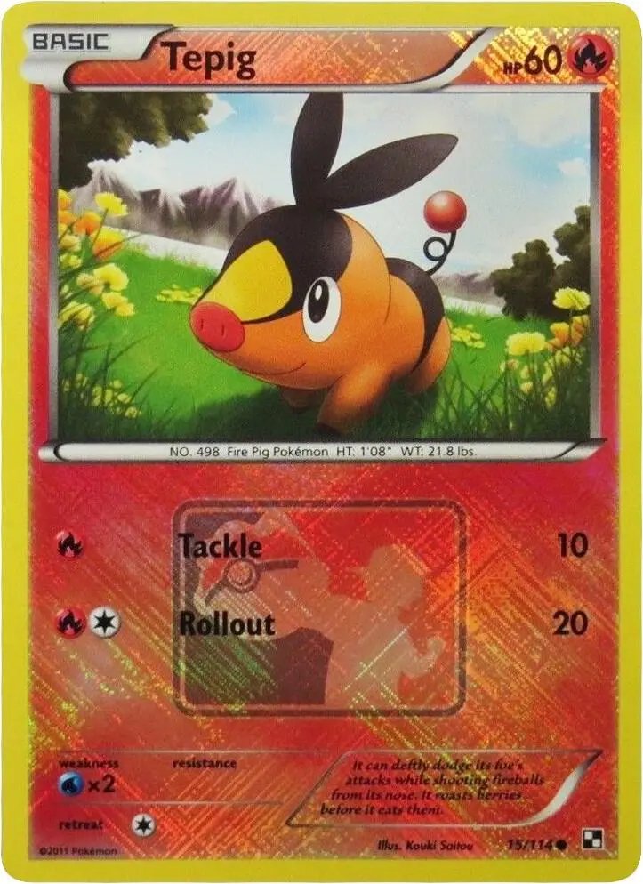 Tepig, League & Championship Cards 015/114
