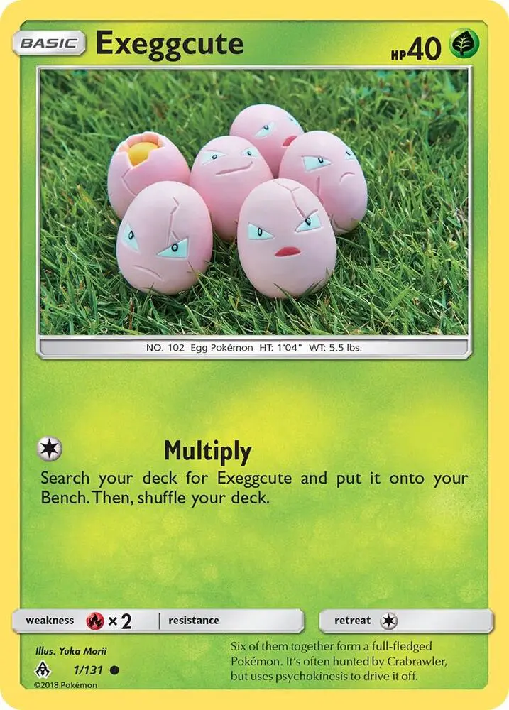 Exeggcute, Forbidden Light 1/131
