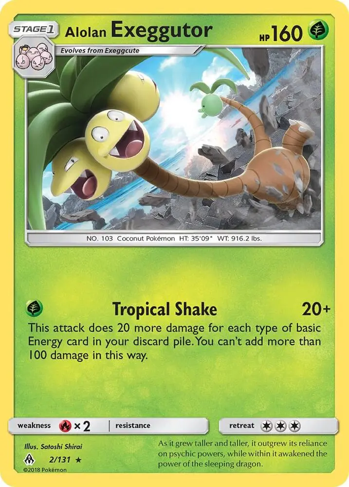 Alolan Exeggutor, Forbidden Light 2/131