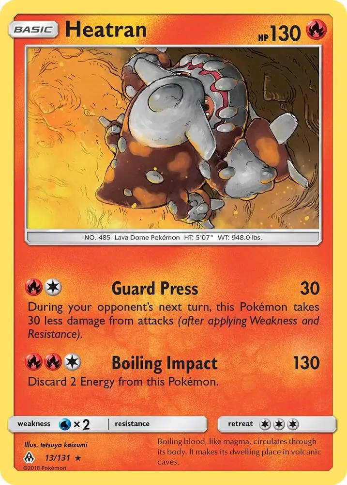 Heatran, Forbidden Light 13/131