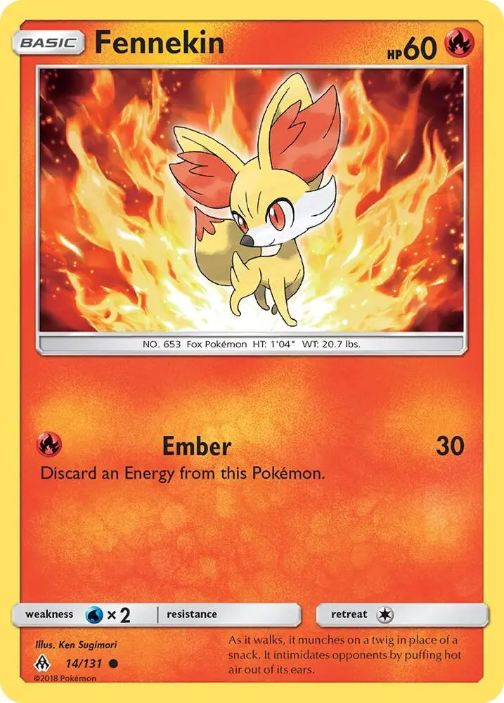 Fennekin, Forbidden Light 14/131