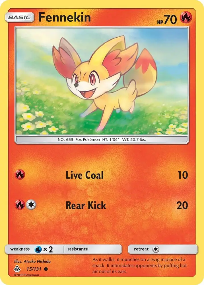 Fennekin, Forbidden Light 15/131